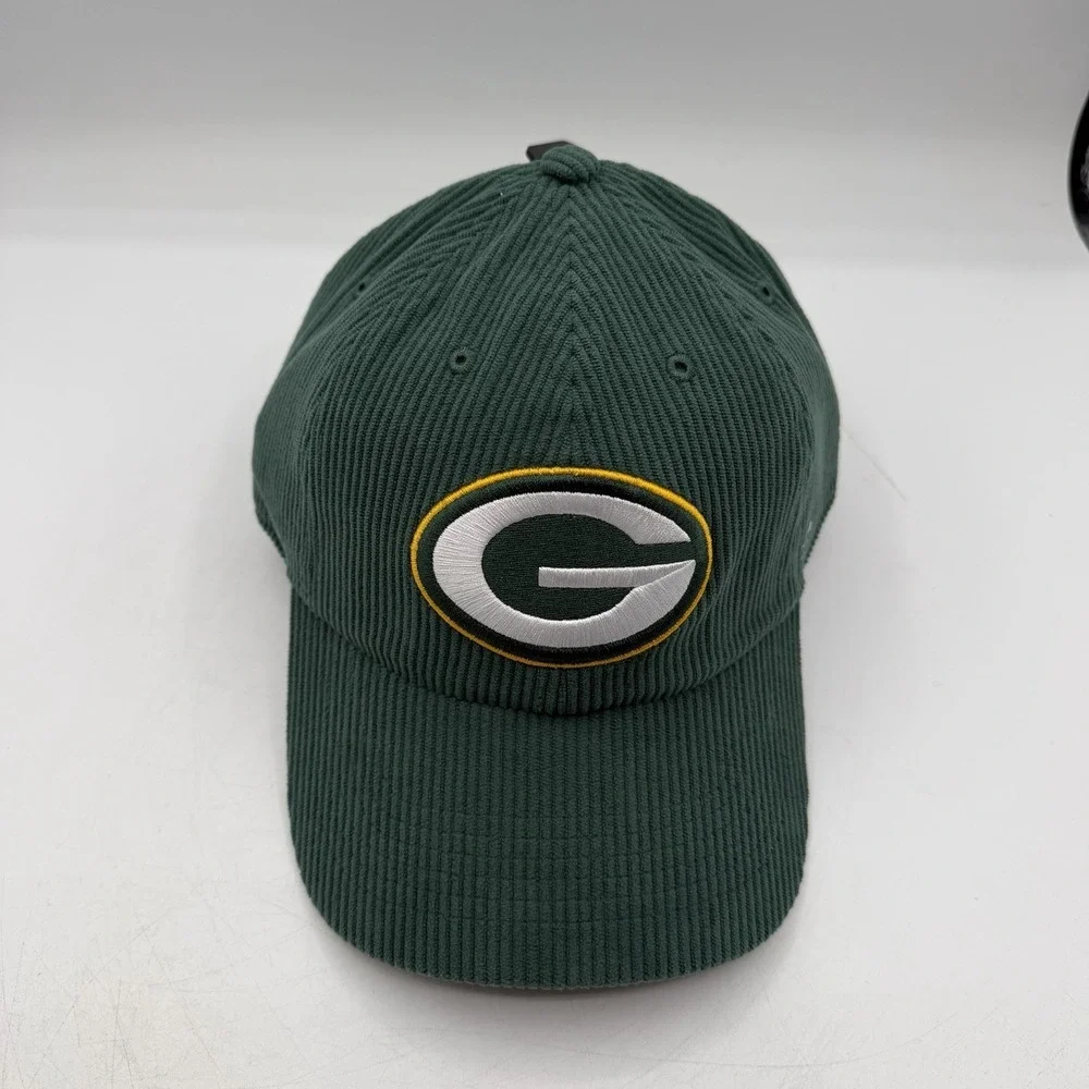 '47 Brand Clean Up Green Bay Packers Hat Cap Strapback Corduroy Adjustable NFL‎